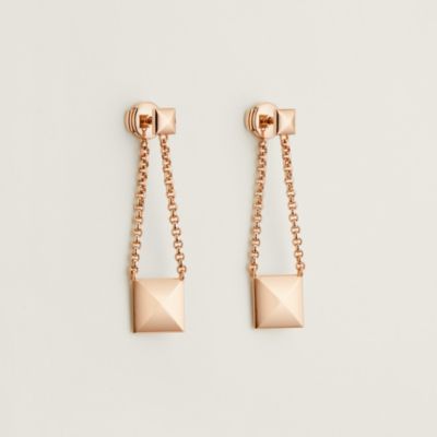 【素敵】HERMES Boucles d'oreilles pendantes Hermes Clou d'H Boucles d'oreilles pendantes Hermès Clou d'H | Hermès France